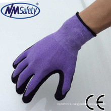 NMSAFETY personal protective equipment safety construction glove nitrile